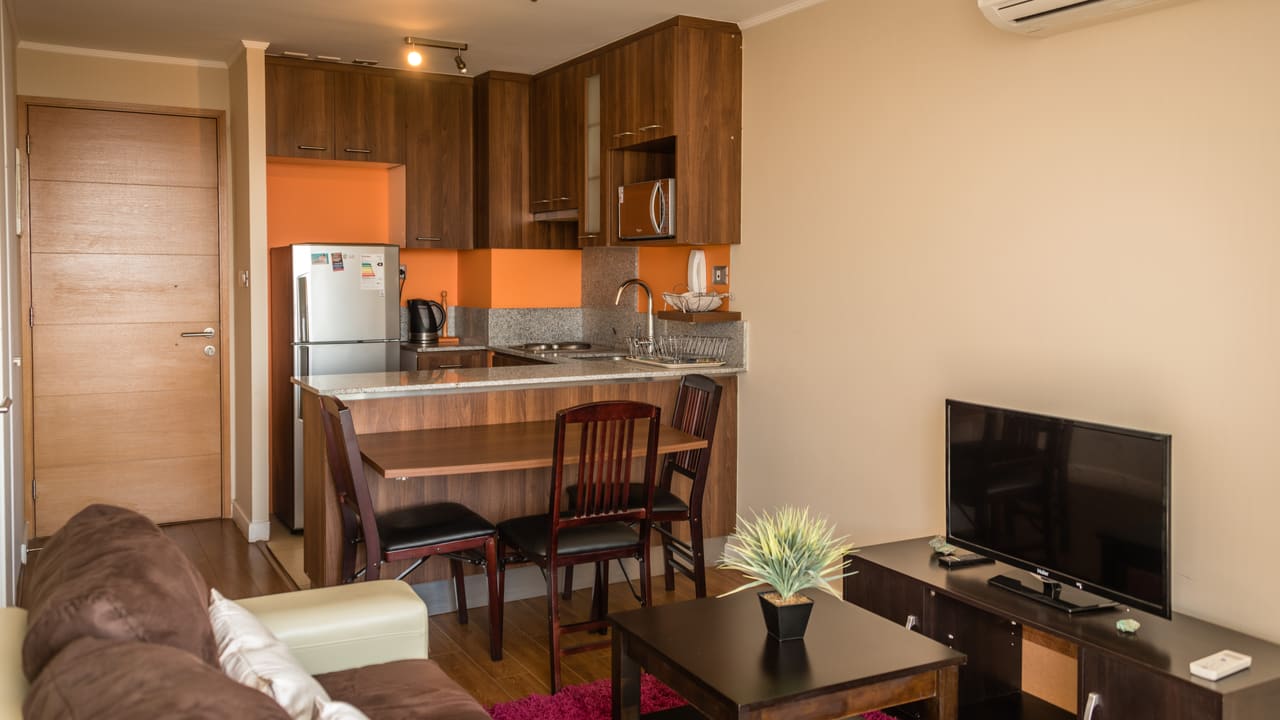 Cocina americana · departamento en arriendo en Torre del Sol, Copiapó