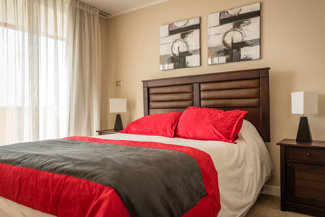 Dormitorio principal · departamento en arriendo en Torre del Sol, Copiapó