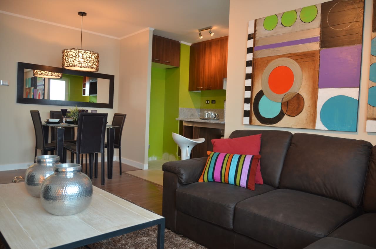 Living comedor · departamento en arriendo en Torre del Sol, Copiapó